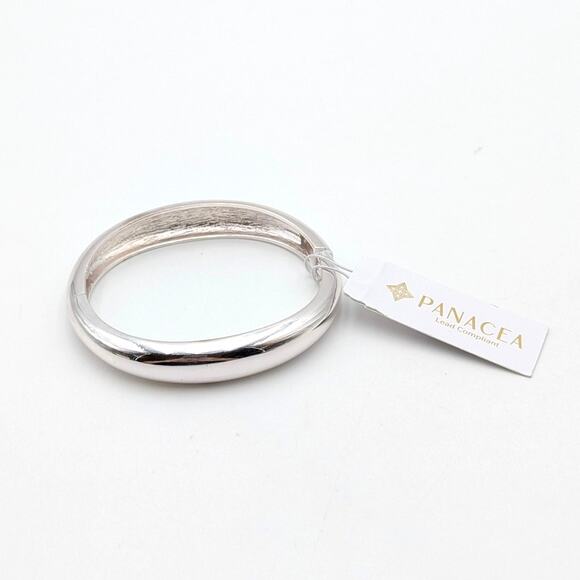 Panacea Women's Beautiful Silver Bangle Bracelet Elegant Stylish Jewelry Gifts - Picture 1 of 5